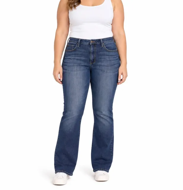 Lee Flex Motion Regular Fit Bootcut Jeans Size 14 Medium
