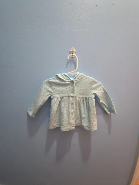 Carter's Floral Hooded Jacket Size 6 Months