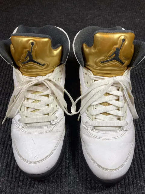Nike Air Jordan 5 Retro White Metallic Gold