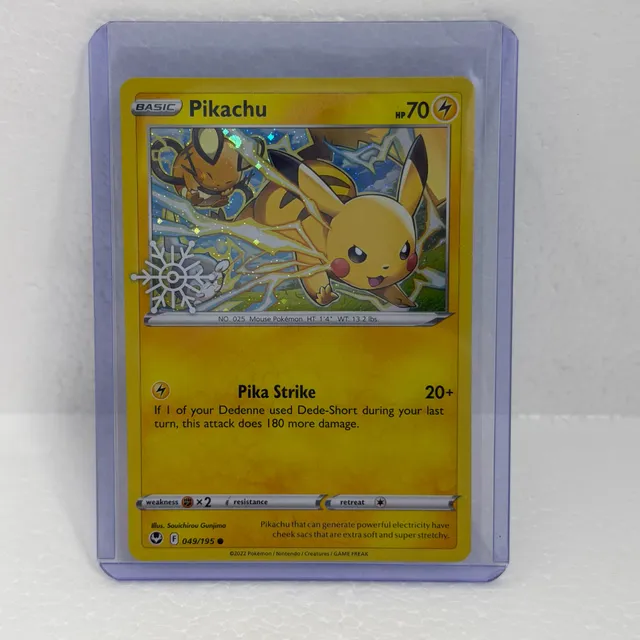 Pokemon TCG Pikachu Holo Holiday Calendar Promo 049/195