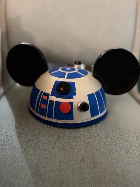 Disney Parks Star Wars R2-D2 Mickey Mouse Ear Hat