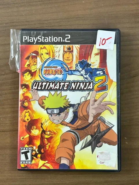 Naruto Ultimate Ninja 2 PS2 PlayStation 2 2007 Game Disc & Case No Manual