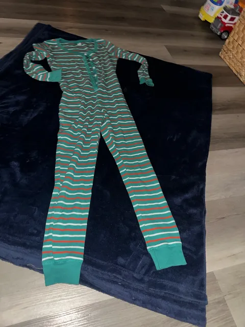 Old Navy Striped Thermal Union Suit Size S