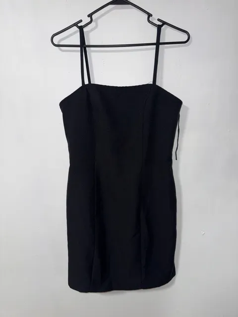 Vintage Black Cami Dress Size 9/10