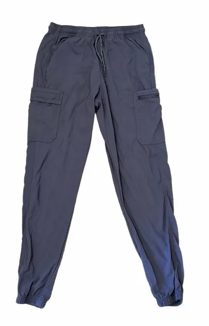 Carhartt Women’s Gray Cargo Jogger Scrub Pants Drawstring Utility Workwear XS