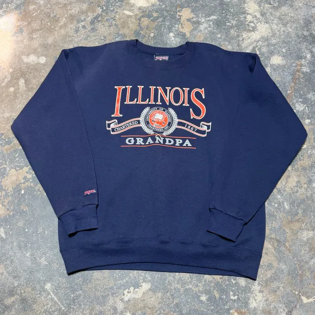 JanSport Illinois University Sweatshirt Navy