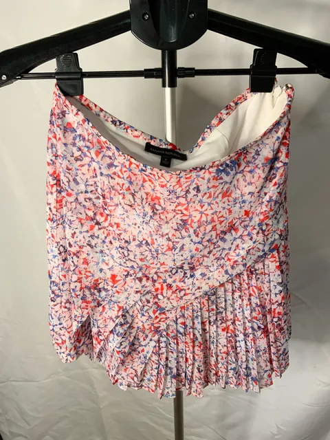 Banana Republic Pleated Chiffon Skirt Women’s Size 2 Floral