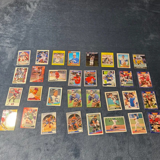 Vintage Mixed Sports Card Assortment Lot