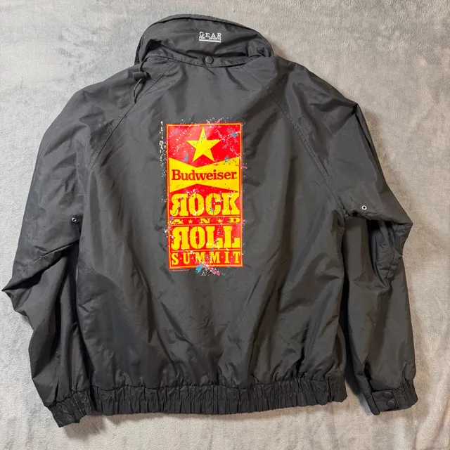 1990 The Rolling Stones "Urban Jungle" Tour x Budweiser Rock Roll Summit Jacket