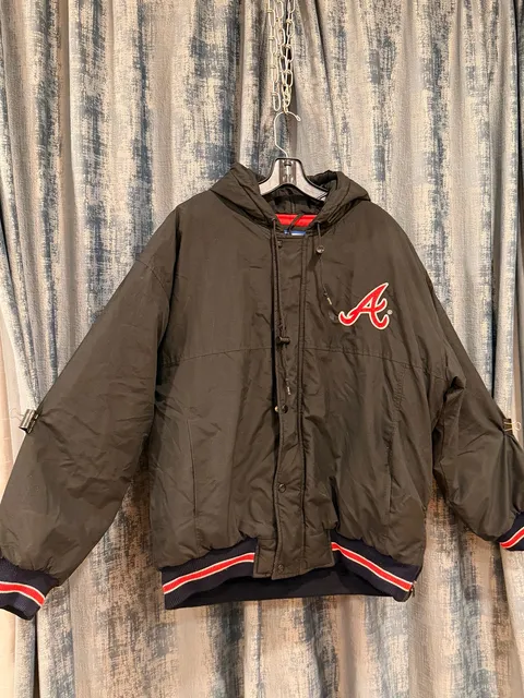 Vintage Atlanta Braves Nike Starter Winter Jacket Mint Thick