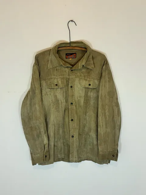 1970s FADED Montgomery Ward Put Togethers Jacket Size XL Olive Green/Tan