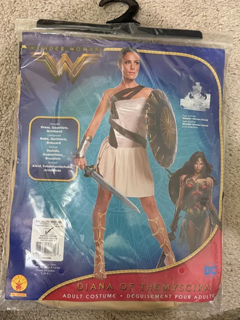 Halloween Rubie's Wonder Woman Diana Of Themiscira Costume Size Medium