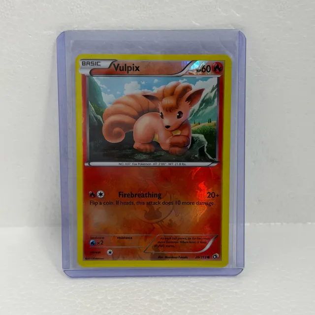 Pokemon Vulpix Legendary Treasures 20/113 Reverse Holo Card