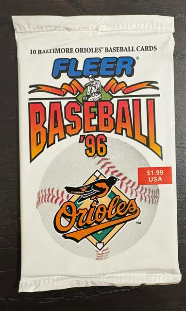 Fleer 1996 Baltimore Orioles Team Set Baseball Cards Pack
