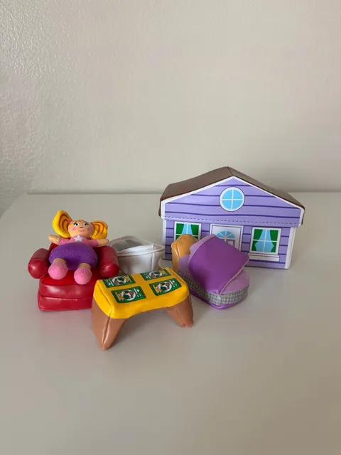 Lakeshore Soft Play Dollhouse With Furniture And Doll