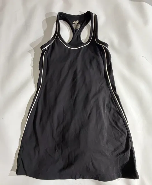 Avia Black White Trim Racerback Activewear Tank Top Size XS 0-2