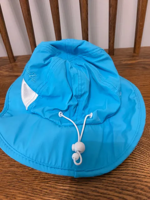 SwimZip Sun Hat Size 2-8Y Blue Bucket Hat Mesh