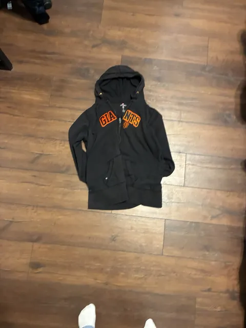 Antigua San Francisco Giants Full-Zip Hoodie Size XL Black