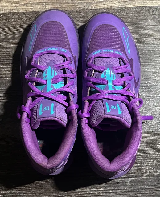 Puma MB.01 Size 10.5 Purple Electric Blue Not From Here Sneakers