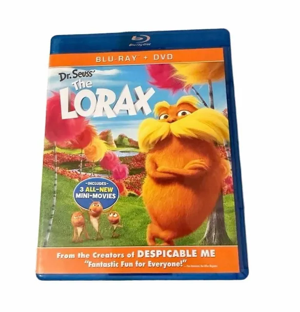 Universal Studios Dr. Seuss The Lorax Blu-ray DVD Combo Pack