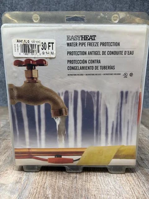 EasyHeat AHB130 Water Pipe Freeze Protection Heating Cable 30 Ft New