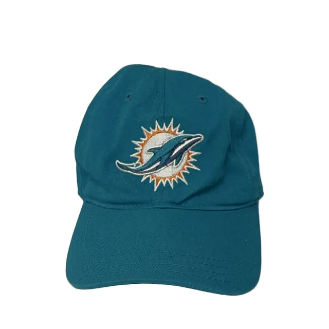 47 Brand Miami Dolphins Baseball Cap Girls NFL Football Teal One Size Adjustable