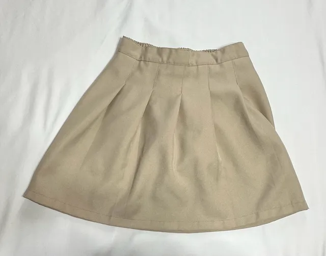 IZOD Approved Schoolwear Skort Size 14 Regular Khaki Pleated