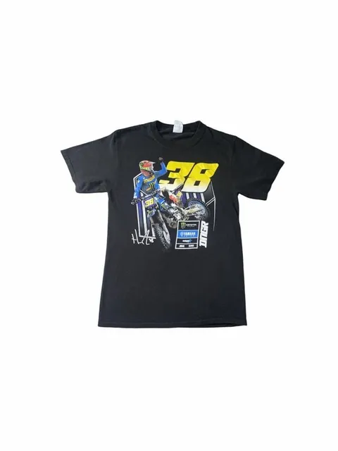 Port & Company Haiden Deegan 38 Motocross T-Shirt Size S Black Graphic