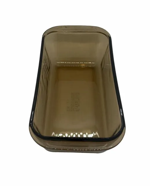 Pyrex Amber Glass Loaf Pan 1.5 Qt Size 9x5 Brown Bakeware