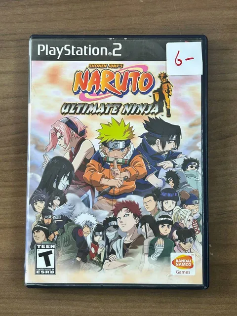 Naruto Ultimate Ninja PS2 PlayStation 2 2006 Game Disc Case Manual