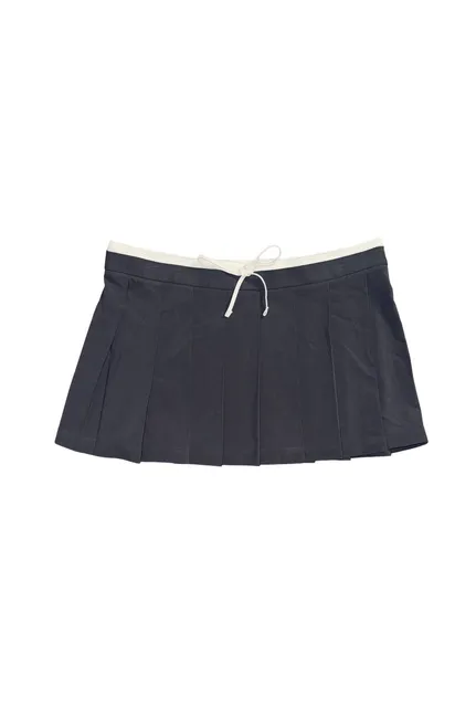 Victoria's Secret Pink On-The-Go Pleated Skirt Size L Grey