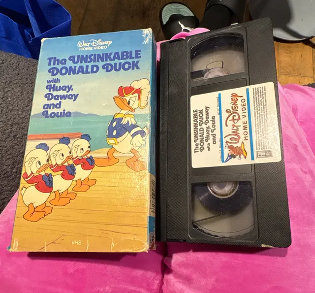 The Unsinkable Donald Duck w/ Huey, Dewey, Louie vhs 1986