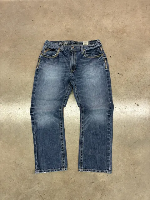Ariat M5 Straight Leg Denim Jeans Blue