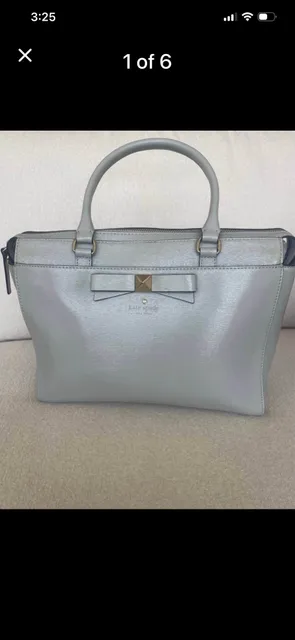 BRAND NEW! Kate Spade Jeanne Beacon Court Satchel Grey Leather Bag