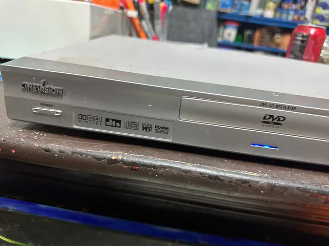 CineVision DVP650 DVD CD MP3 Player Silver