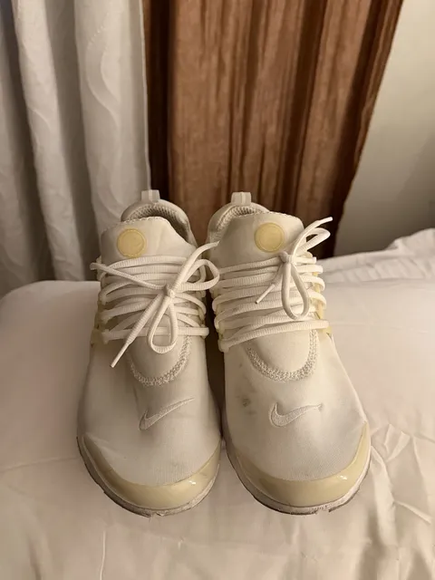 Nike Air Presto White Yellow Casual Sneakers