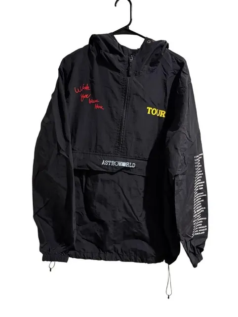 Travis Scott Astroworld No Bystanders Tour Anorak Windbreaker Jacket