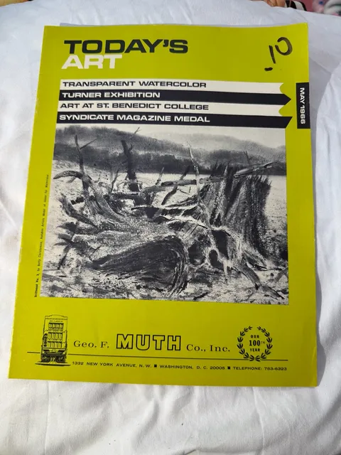 Today's Art Magazine May 1966 Transparent Watercolor Turner Exhibition