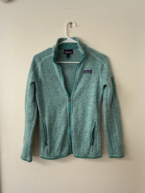 Patagonia Better Sweater Fleece Jacket Size S Green Full Zip