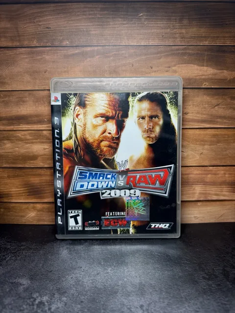 WWE SmackDown vs. Raw 2009 PS3 PlayStation 3 Game Complete CIB