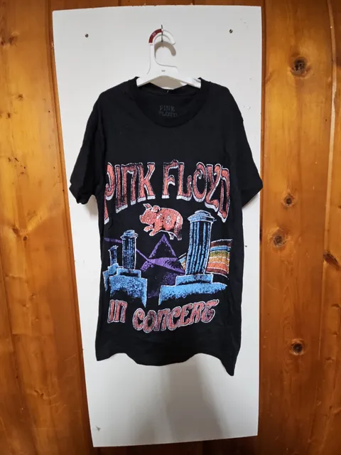 Pink Floyd In Concert T-Shirt Size Small Black