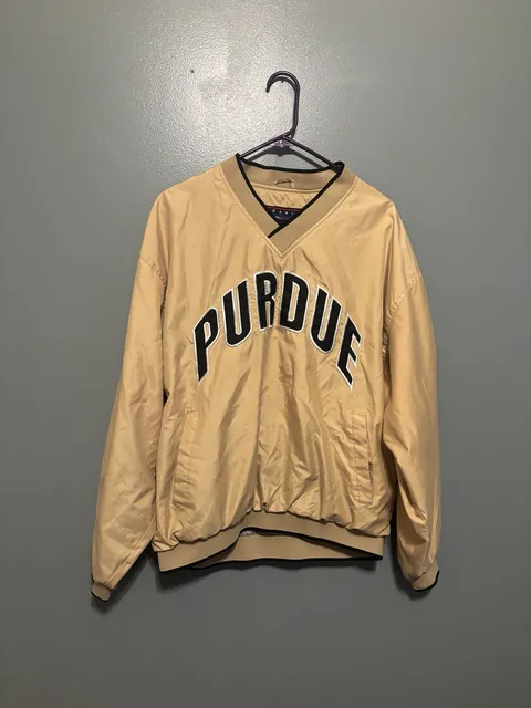 Crable Sportswear Purdue University Vintage Windbreaker Size L