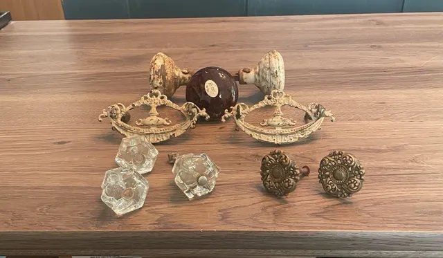 Vintage Architectural Salvage Hardware Assortment Lot