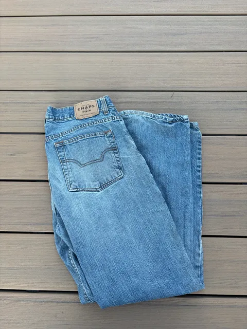 Chaps Denim Relaxed Fit Straight Jeans