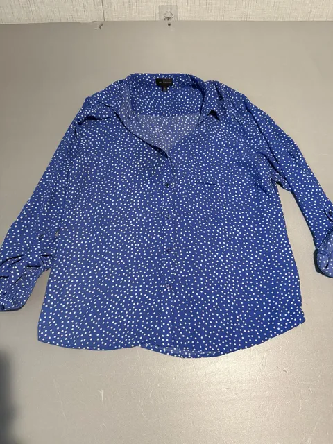 NWT The Limited Blue Herringbone Single-Button Lined...