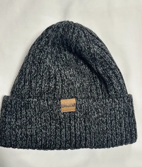 Dhuaa Fleece Lined Knit Beanie Charcoal Gray
