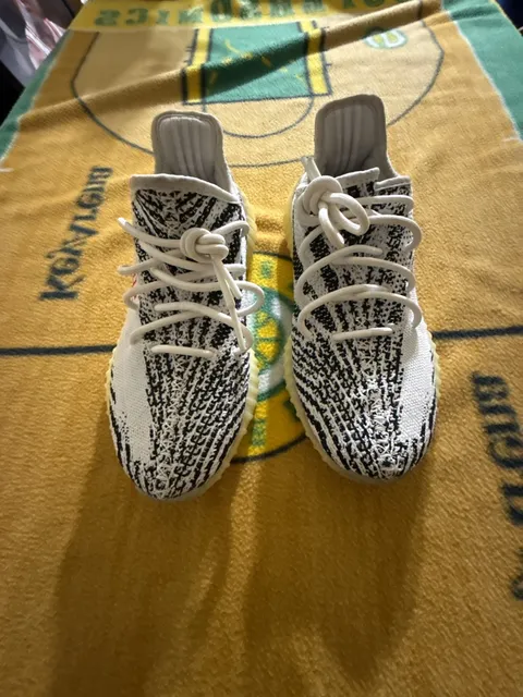 Adidas Yeezy Boost 350 V2 Zebra Sneakers White Black