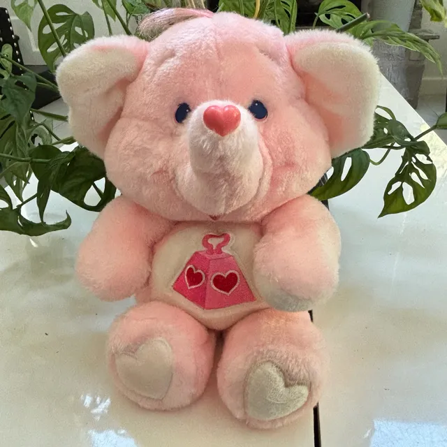 Kenner Care Bears Cousins Lotsa Heart Elephant Plush 1984 Vintage