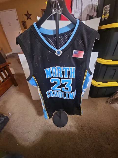 Nike UNC Tar Heels Jordan 23 Basketball Jersey Size M Black