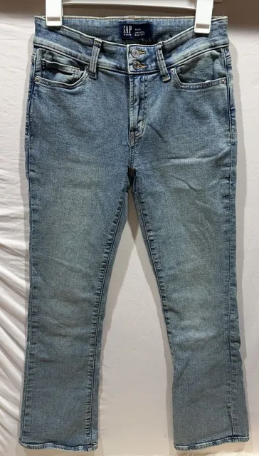 Gap Universal Baby Boot Jeans Size 4/27R Light Wash Denim